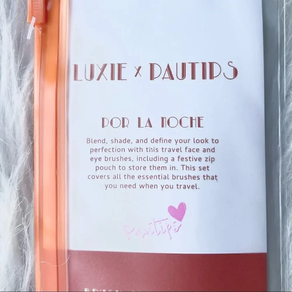 NIP Luxie‎ Pautips Por La Noche Makeup Brush Set, NEW IN PACKAGE